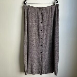 Vintage Silk Linda Allard Ellen Tracy polka dot skirt
